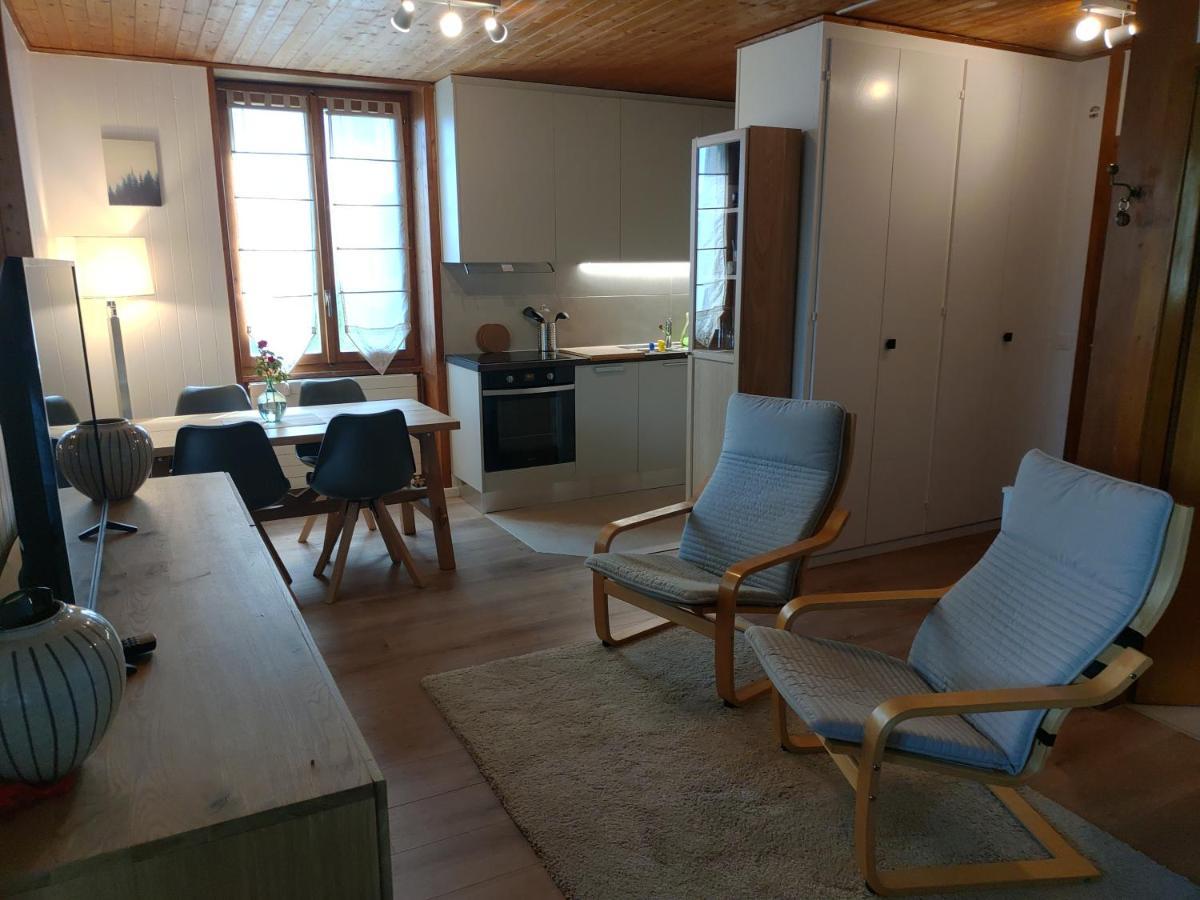 Studio Au Calme, Vue Imprenable Sur La Vallee Apartment Leysin Exterior photo