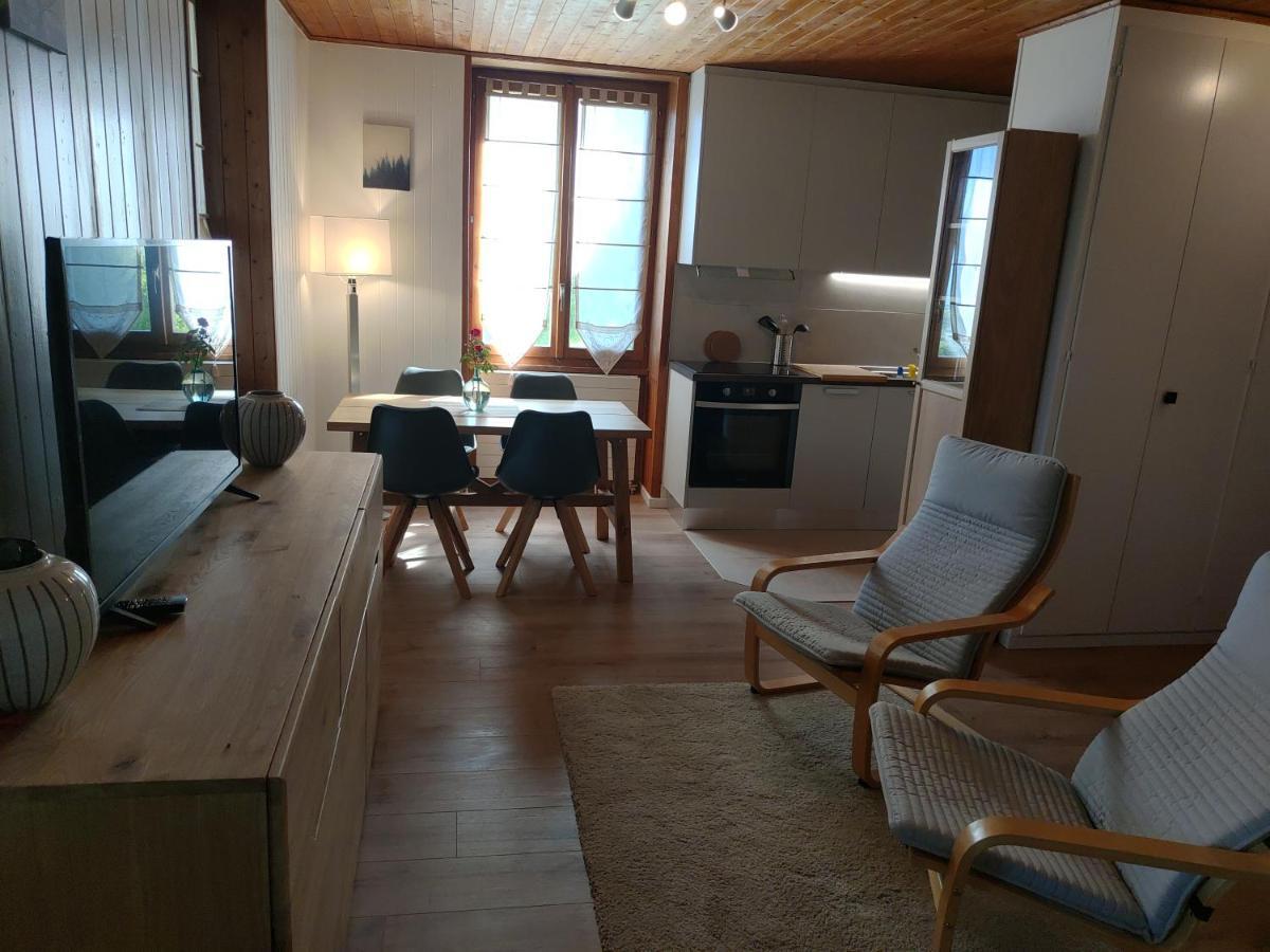 Studio Au Calme, Vue Imprenable Sur La Vallee Apartment Leysin Exterior photo