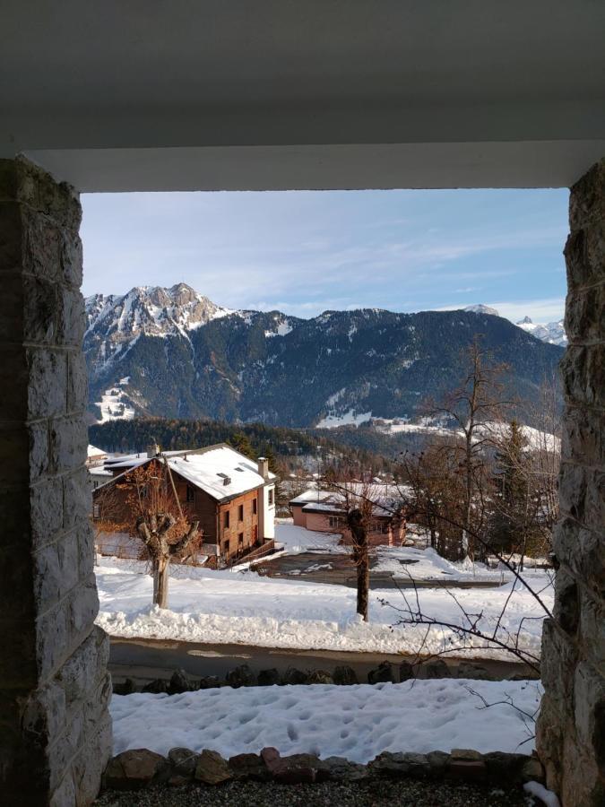 Studio Au Calme, Vue Imprenable Sur La Vallee Apartment Leysin Exterior photo